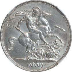 Great Britain 1 crown 1902, NGC UNC Details, King Edward VII (1902 1910)