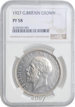 Great Britain 1 crown 1927, NGC PF58, King George V (1910 1936)