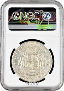 Great Britain 1 crown 1937, NGC UNC Details, Coronation of King George VI