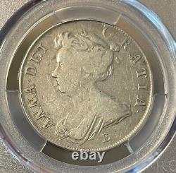 Great Britain 1707-E Silver Anne Half Crown (PCGS VF 20)