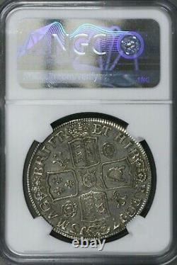 Great Britain 1713 Crown Plumes & Roses NGC AU 53 S297