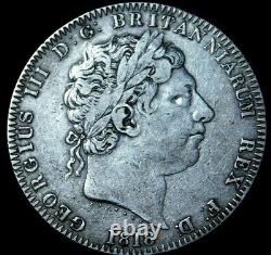 Great Britain 1818 George III Crown Exlnt Details for the circulated 62-127