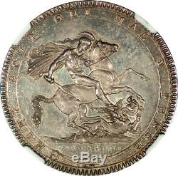 Great Britain 1819 George III Silver Prooflike Crown NGC MS-65