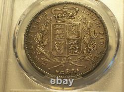 Great Britain, 1847 Victoria Crown. PCGS XF 40. 141,000 Mintage
