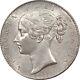 Great Britain 1847 Victoria Young Head Silver Crown Cgs 75