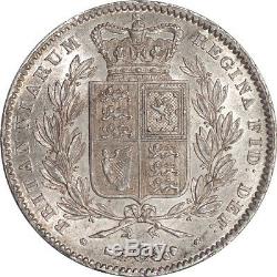 Great Britain 1847 Victoria Young Head Silver Crown CGS 75