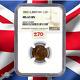 Great Britain 1852 1/2 Farthing Ngc Ms63bn Gbs002