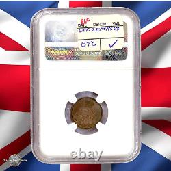 Great Britain 1852 1/2 Farthing NGC MS63BN GBS002