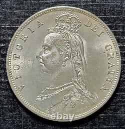 Great Britain 1887 1/2 Crown Choice BU (INV0712) Uncirculated+