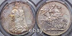 Great Britain 1887 Crown PCGS MS63