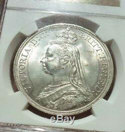 Great Britain 1887 Victoria Crown NGC MS64