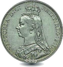 Great Britain 1888 Sterling Silver Crown Coin