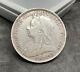 Great Britain 1893 Lvi Edge Crown Silver Coin Gb Crown Xf Ef Extra Fine