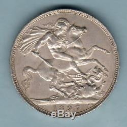 Great Britain. 1897-LXI Crown. Much Lustre. AEF/EF