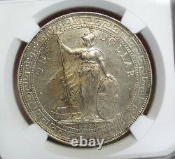 Great Britain 1899b Trade Dollar Ngc Unc Details, Cleaned 064015