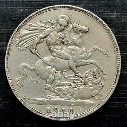 Great Britain 1900 LXIV Crown VF30 (INV0714) Free Combined Shipping