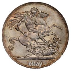 Great Britain 1902 Edward VII Crown. PCGS MS 63. 256,000 Mintage