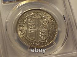 Great Britain, 1915 George V 1/2 Crown. PCGS MS 62. 32,433,000 Mintage