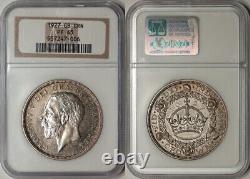 Great Britain 1927 George V Proof Silver Crown NGC PF-65 OLD SLAB! UNDERGRADED