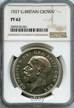 Great Britain 1927 King George V Crown Graded Ngc-proof-62
