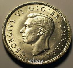 Great Britain 1937 George VI Crown, Five Shillings, 5 Shillings. 419,000 Mintage