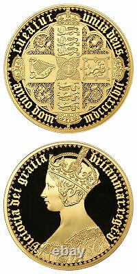 Great Britain 2021 £200 Alderney New Gothic Crown Au Set PR 70 DCAM (2 Coins)