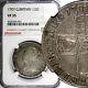 Great Britain Anne Silver 1707 1/2 Crown Ngc Vf35 Scarce Light Toned Km# 525.1