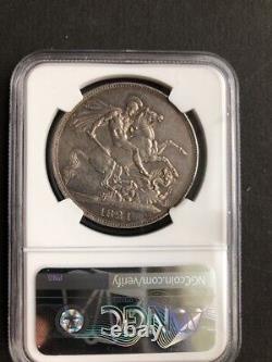 Great Britain Crown, 1821 Secundo AU NGC