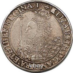 Great Britain / England 1601 Elizabeth I Silver Crown good EF