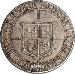 Great Britain / England 1601 Elizabeth I Silver Crown good EF