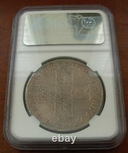 Great Britain England 1707 E Silver Crown NGC XF Details Anne