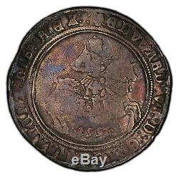 Great Britain. England. Edward VI. 1552 Crown, PCGS F15. Charming color