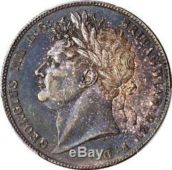 Great Britain George IIII 1821 Half-crown Silver Coin, Certified Pcgs Au-58