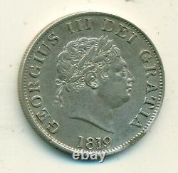 Great Britain Half Crown 1819 Geo III EF+