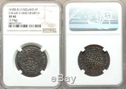 Great Britain Henry VI Silver Groat NGC XF-40