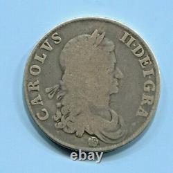 Great Britain Historical Toned Charles II Silver Crown, 1662, Km# 417