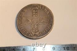 Great Britain James II Crown 1687 Silver Inv L68