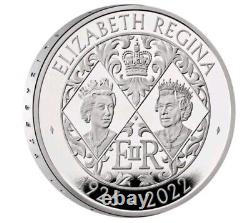 Great Britain King Charles III & Queen Elizabeth II Silver Proof 5 Pound Crown