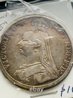 Great Britain Silver Crown 1889 VG+ KM 765