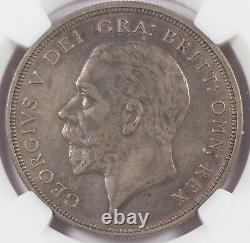 Great Britain UK 1930 Crown Silver Coin NGC VF35 Original Toned KM# 836