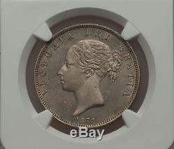 Great Britain Victoria 1874 Half-crown Almost Uncirculated Certified Ngc Au-58