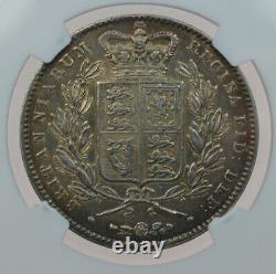 Great Britain Victoria Crown 1845 NGC AU Rare grade