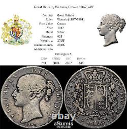 Great Britain, Victoria, Crown 1847, aVF