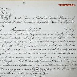 King George V Signed Document Appointment Autograph Dowton Abbey The Crown Royal