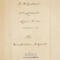 King George V Signed Document Autograph Appointment The Crown Dowton Abbey Royal