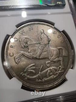 NGC MS65 Great Britain UK Jubilee 1935 King George V Silver Coin 1 Crown