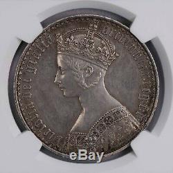 Ngc-prd 1847 Great Britain Gothic Type Crown Silver Proof