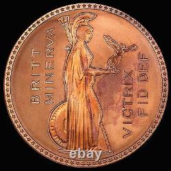 PCGS PF66 1887 GREAT BRITAIN Queen Victoria INA Retro Copper Pattern Crown