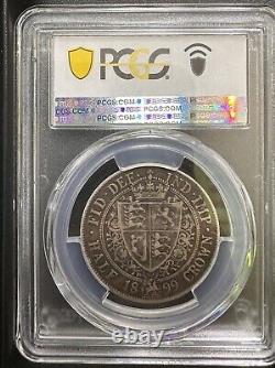 Pcgs 1/2 crown 1899 Great Britain VF 35