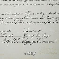 Queen Elizabeth II Signed Document Commission Appointment The Crown Dowton Abbey